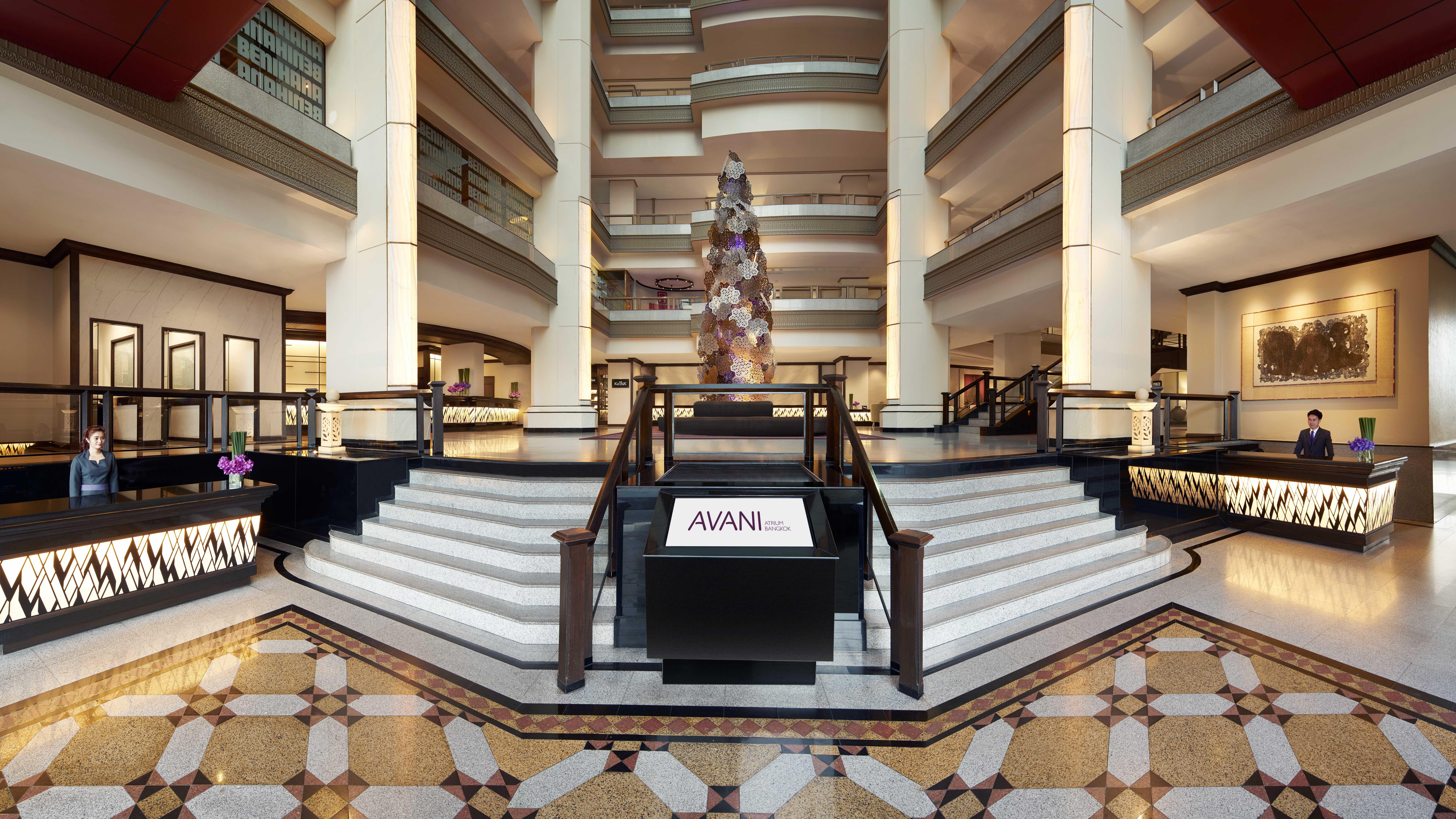 Grand Mercure Bangkok Atrium Zewnętrze zdjęcie Lobby